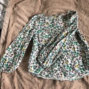 LOFT Floral Blouse